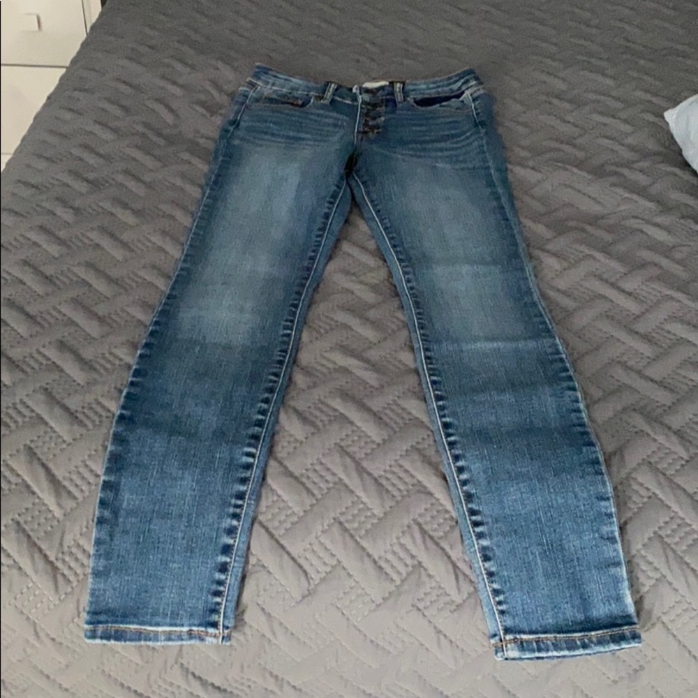 RSQ Girls Dark Mid Rise Skinny Jeans With Tag!!